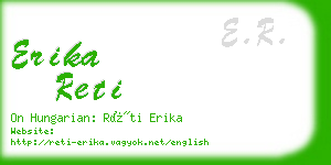 erika reti business card